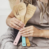 Personalised Wooden Spoon Baking Set