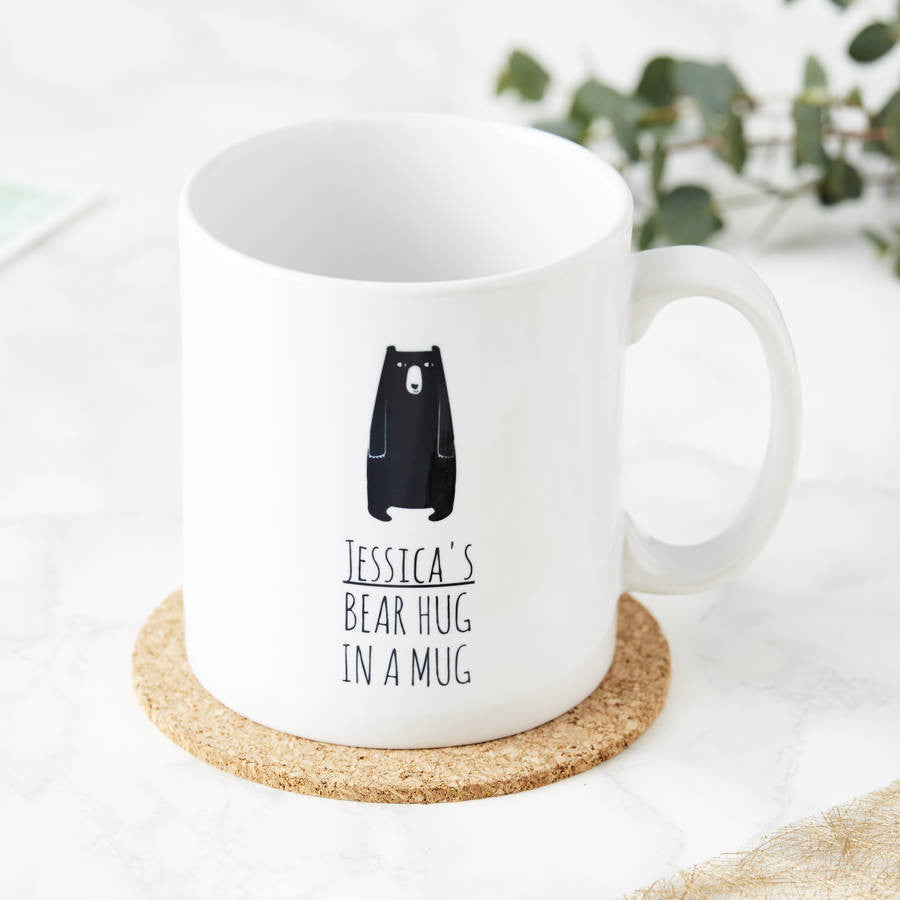 Personalised Bear Hug Mug