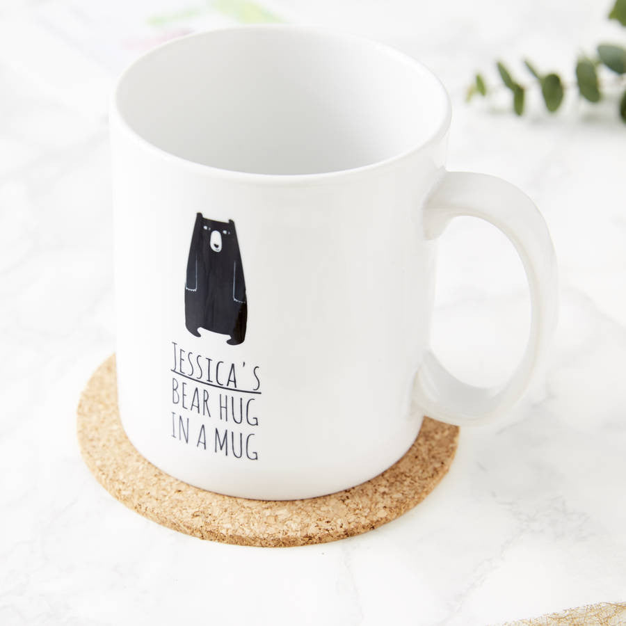 Personalised Bear Hug Mug