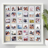 Variety of frame sizes and colors available for the personalised best friend photo print