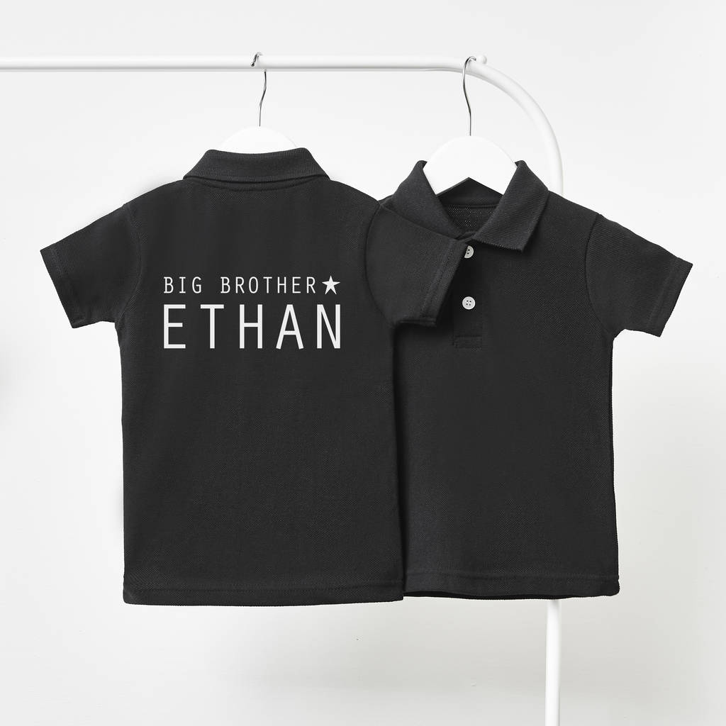 Big Brother Personalised Children's Polo Shirt