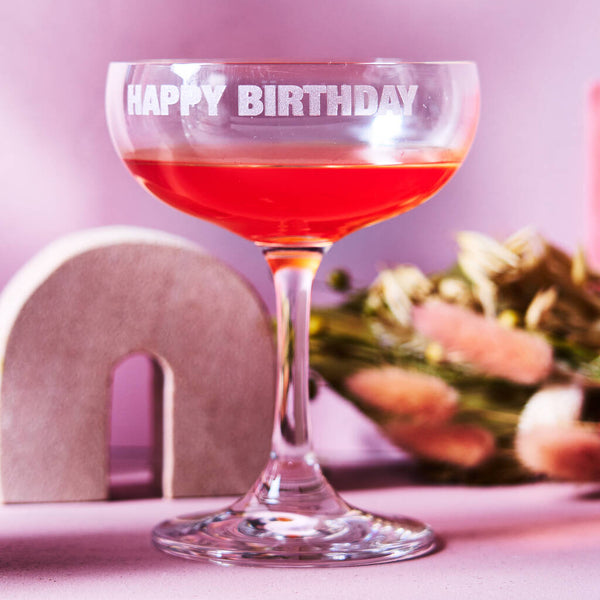 Personalised Birthday Cocktail Glass