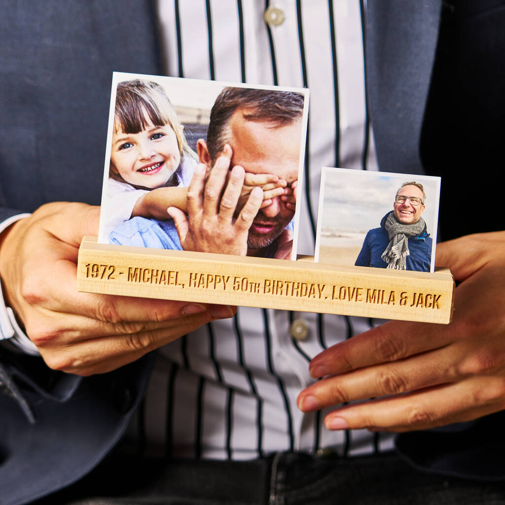 Personalised Birthday Photo Block