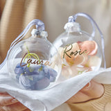 Personalised Blossom Glass Bauble