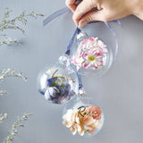 Personalised Blossom Glass Bauble