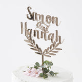 Personalised Grecian Wedding Cake Topper