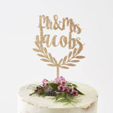 Personalised Grecian Wedding Cake Topper