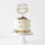 Personalised Grecian Wedding Cake Topper