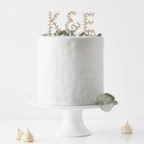  Personalised Botanical Letter Cake Topper