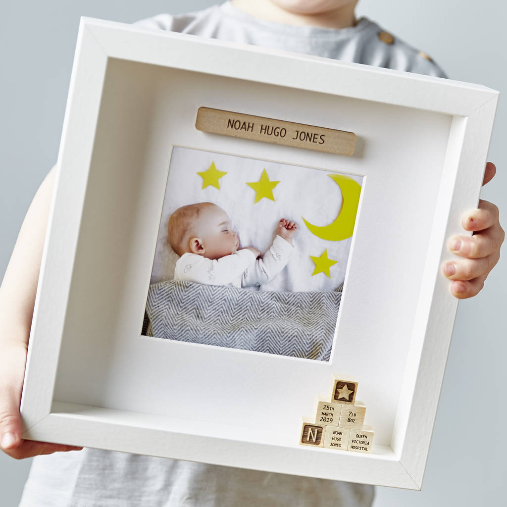 Personalised Building Block Framed Print