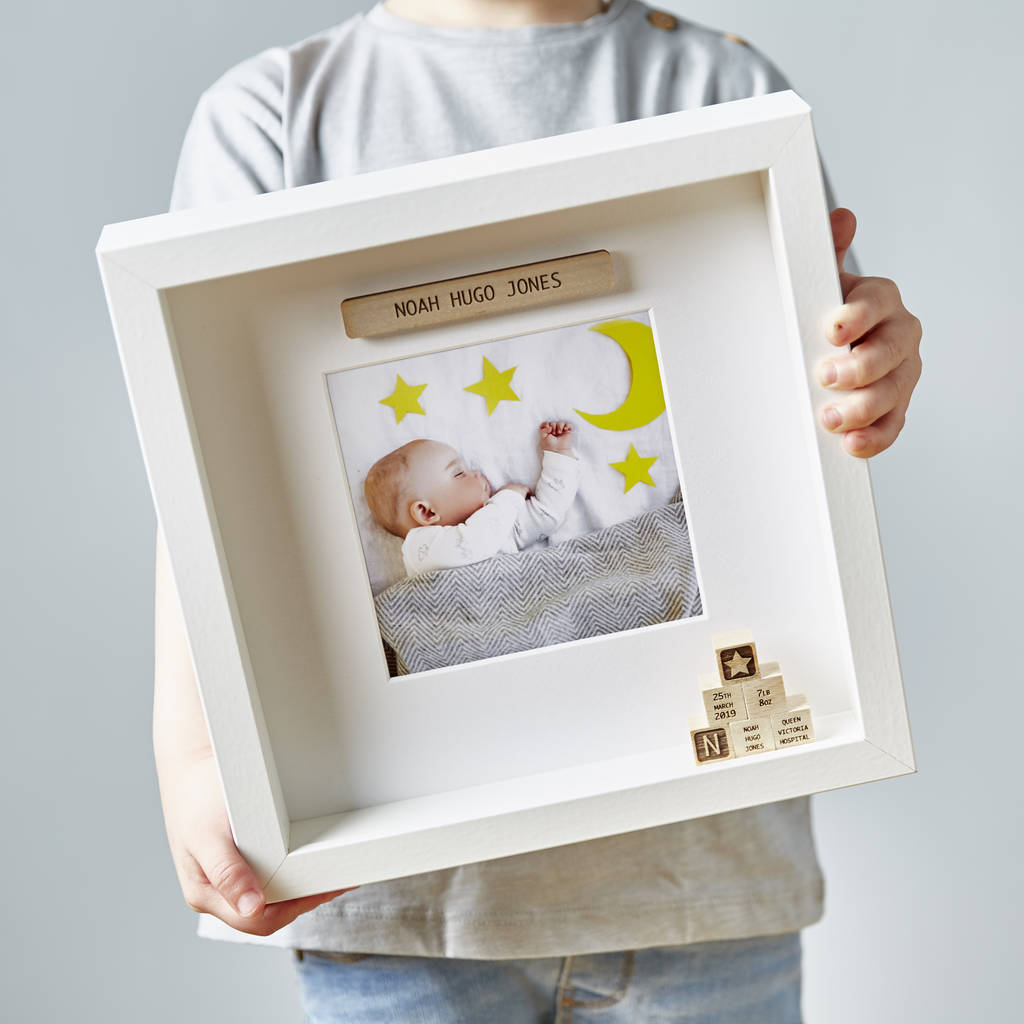 Personalised Building Block Framed Print