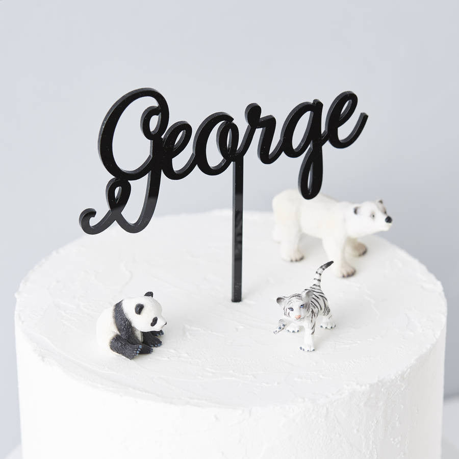 Personalised Cake Topper