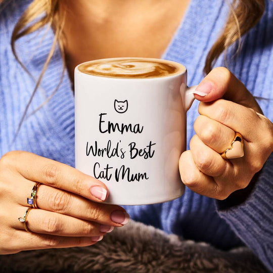 Personalised Cat Mum Mug