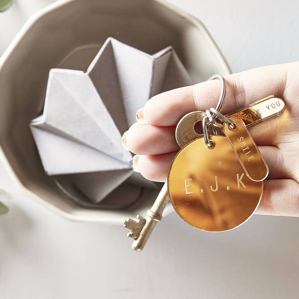 Personalised Charm Keyring