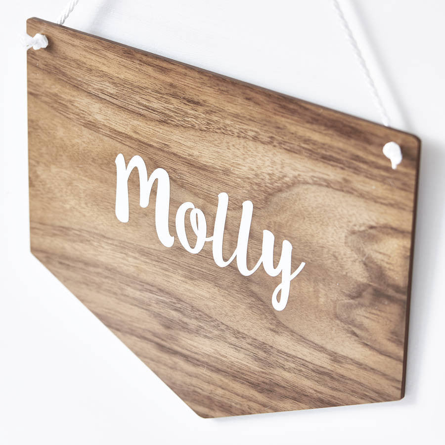 Personalised Children's Wooden Wall Art