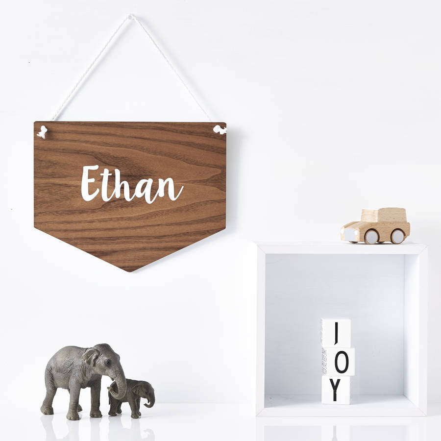 Personalised Children's Wooden Wall Art