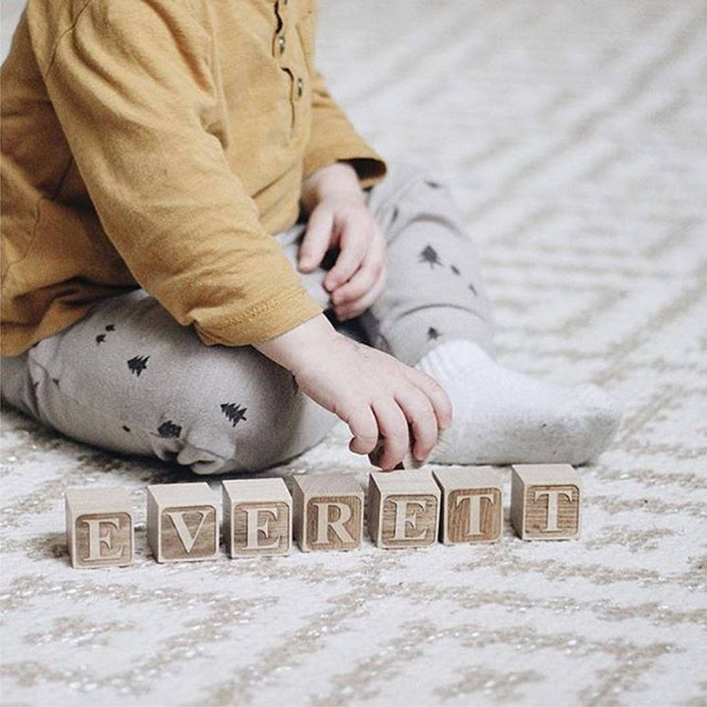 Personalised Christening Keepsake Block