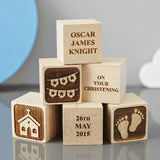 Personalised Christening Star Building Block