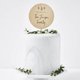 Personalised Christmas Cake Topper