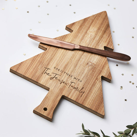 Christmas Personalised Wooden Chopping Board