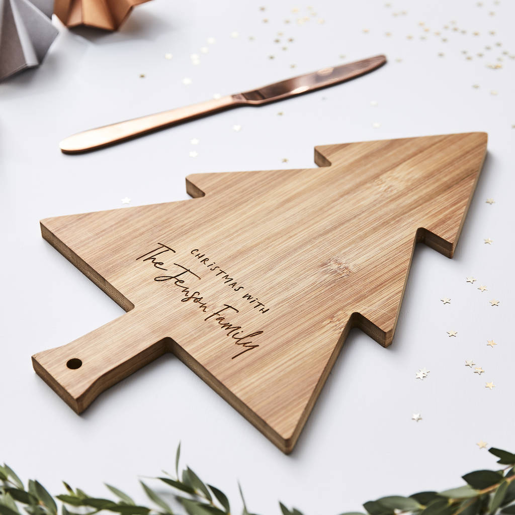 Christmas Personalised Wooden Chopping Board