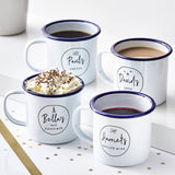 Personalised Christmas Enamel Mug