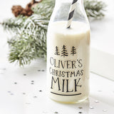 Personalised Christmas Milk Bottle