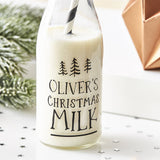 Personalised Christmas Milk Bottle