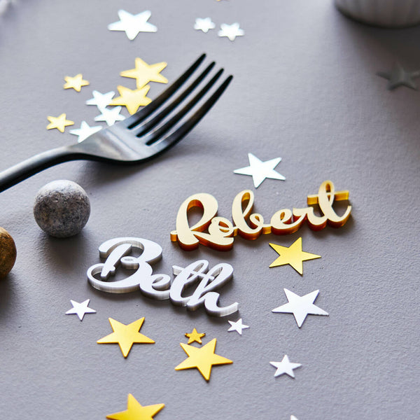 Personalised Christmas Place Settings