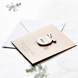 Personalised Christmas Pudding Card