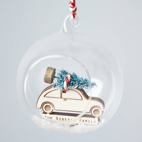 Personalised Christmas Scene Bauble