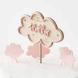 Personalised Clouds Birthday Cake Topper
