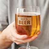 Personalised Craft Beer Glass