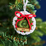 Personalised Wreath Christmas Decoration