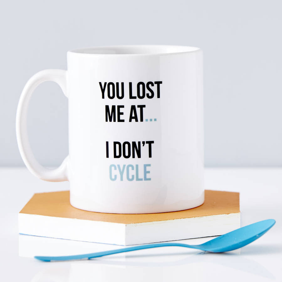 Personalised Cycling Mug