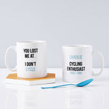 Personalised Cycling Mug