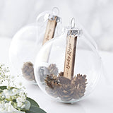 Personalised Decorative Pine Cone Bauble