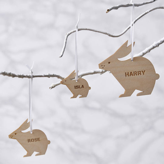Personalised Easter Bunny Decoration