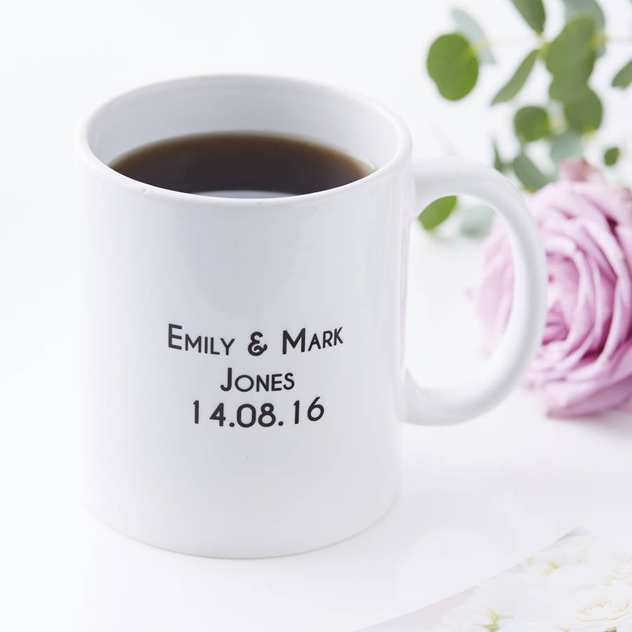 Personalised Eat Drink And Be Married Mug