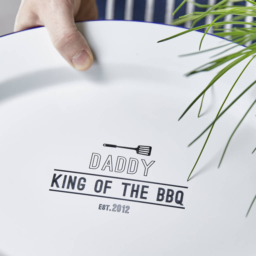 Personalised Enamel Serving Platter