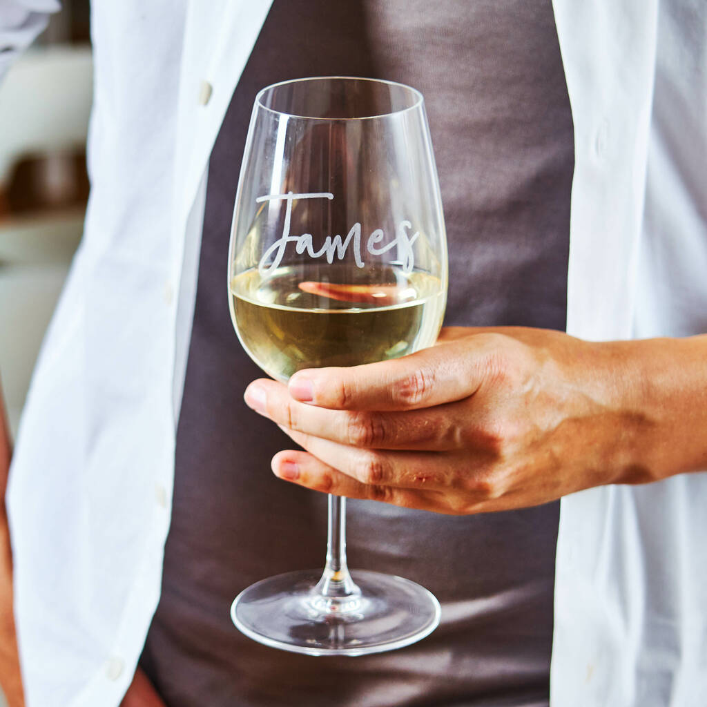 Personalised Engraved Wine Glass