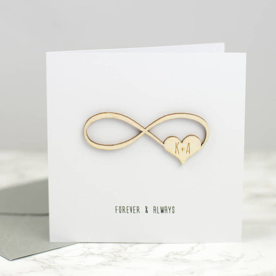 Personalised Eternity Keepsake Card