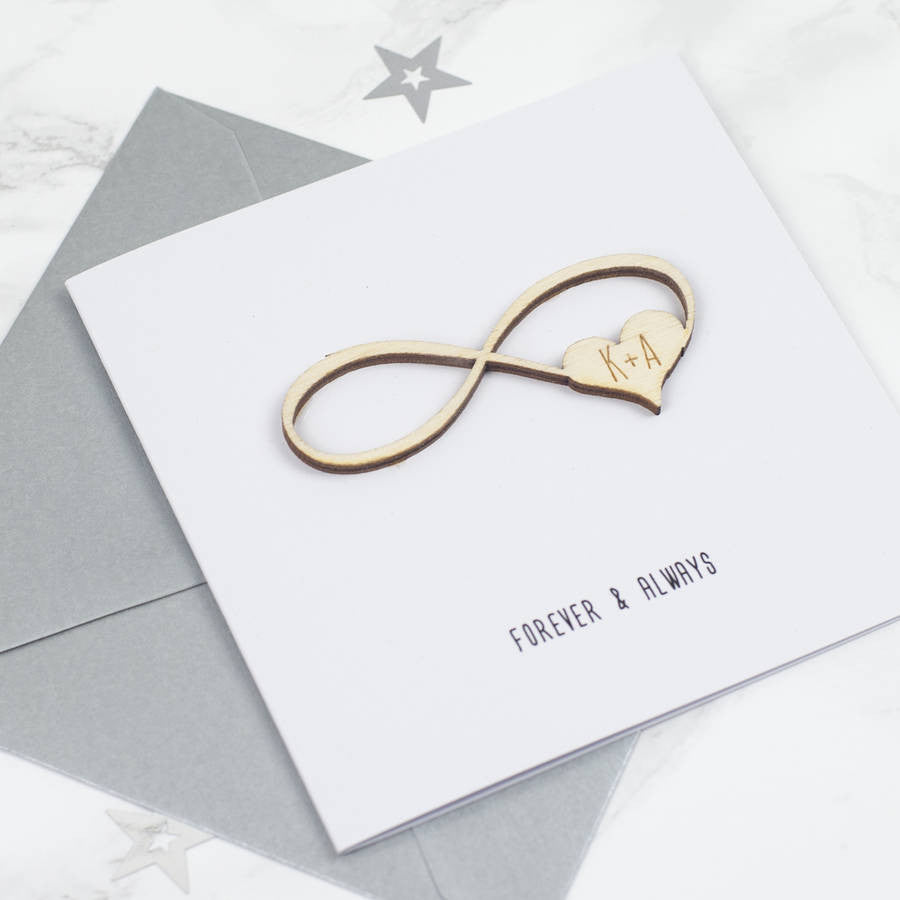 Personalised Eternity Keepsake Card