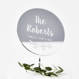 Family Personalised Christmas Cake Topper