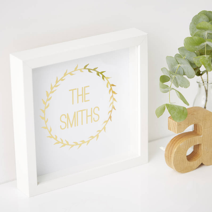 Personalised Family Framed Print