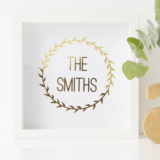 Personalised Family Framed Print