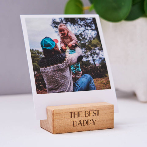 Personalised Father's Day Photo Holder