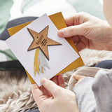 Personalised Fathers Day Shooting Star Card