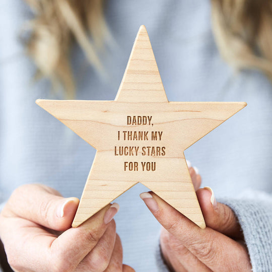 Personalised Wooden Star