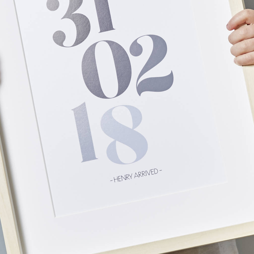 Personalised Favourite Date Print